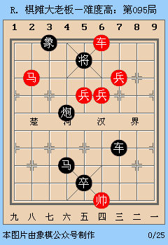 兵四平五将4平5 6.车四退二将5退1 7.马八进七 炮4退4 8.
