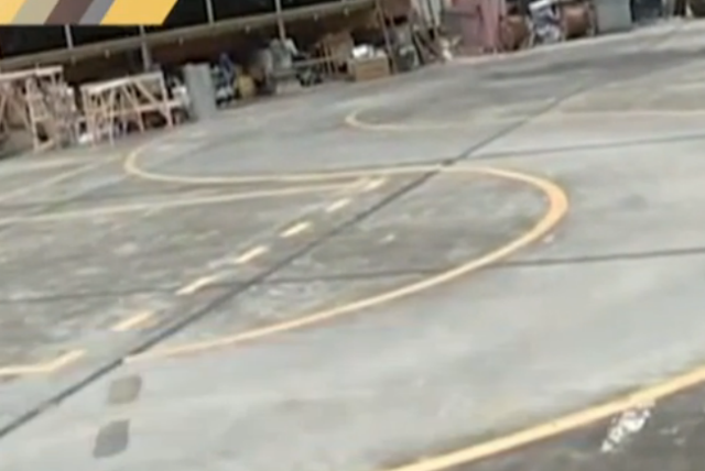 楼顶竟成驾校练车场轮胎改造 防撞墙 汽车频道 手机搜狐